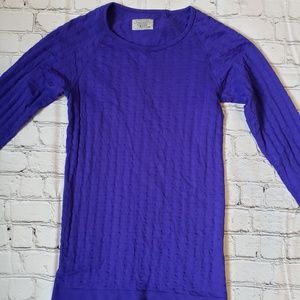 Athleta XS Long Sleeve Blue/Purple Shirt